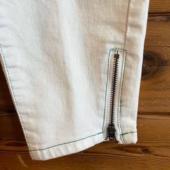 PRANA Jett Green White Ombré Ankle Skinny Jeans 0/25 - Picture 5 of 10